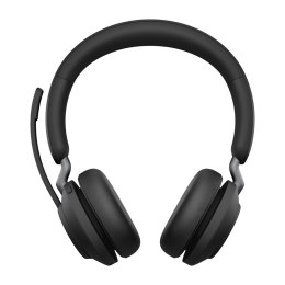 Jabra Evolve2 65 Zestaw słuchawkowy Bezprzewodowy Opaska na głowę Biuro/centrum telefoniczne USB Type-C Bluetooth Podstawka do ł