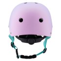 Kask rowerowy BMX hulajnoga 54-58 cm - gradient różowy