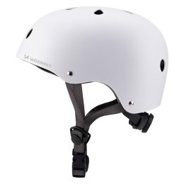 Kask rowerowy BMX hulajnoga lekki 54-58 cm - biały
