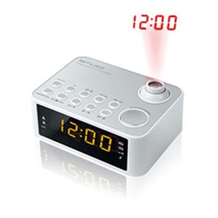 Muse Muse | M-178PW | Biały | Radio z zegarem