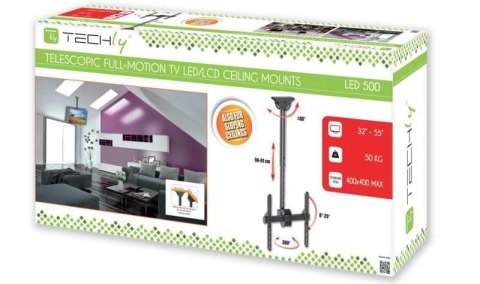 MANHATTAN Uchwyt sufitowy do TV 32-55" LED/LCD 50kg regulowany 309333