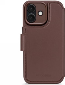 Decoded Leather Detachable Wallet - skórzana obudowa ochronna do iPhone 17 kompatybilna z MagSafe (chocolat brown)