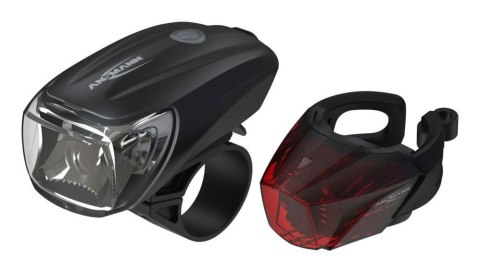 Ansmann 1600-0254 światło do roweru Oświetlenie tylne + przednie (zestaw) LED