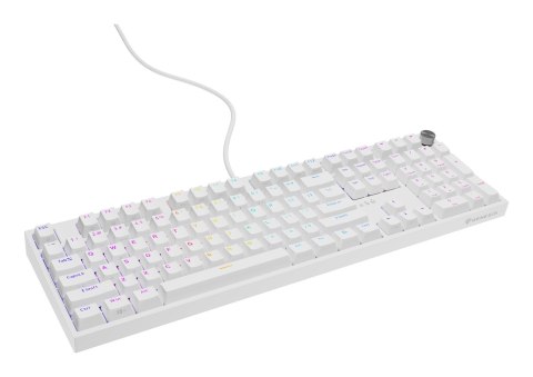 Klawiatura GENESIS THOR 404 uniwersalne USB QWERTY Angielski Biały
