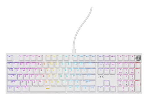 Klawiatura GENESIS THOR 404 uniwersalne USB QWERTY Angielski Biały