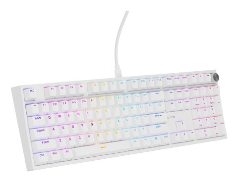 Klawiatura GENESIS THOR 404 uniwersalne USB QWERTY Angielski Biały