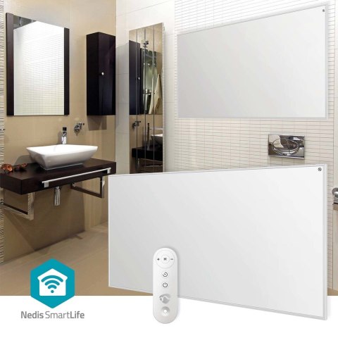 Nedis HTIP700WTW grzejnik Wewnętrzna Biały 700 W Podgrzewacz elektryczny na podczerwień