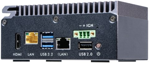 Shuttle Edge PC SPCEL03 Wielkość PC 0.46L Czarny x6413E Intel SoC BGA 1493 1,5 GHz