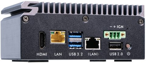 Shuttle Edge PC SPCEL03 Wielkość PC 0.46L Czarny x6413E Intel SoC BGA 1493 1,5 GHz