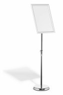 Durable 479923 Uchwyt na znak i stojak informacyjny A3 Aluminium, Plastik, Stal Srebrny