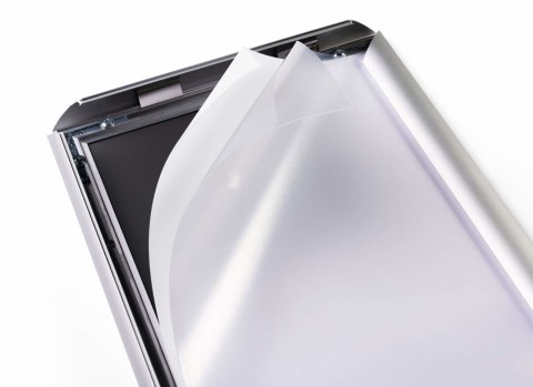 Durable 479923 Uchwyt na znak i stojak informacyjny A3 Aluminium, Plastik, Stal Srebrny