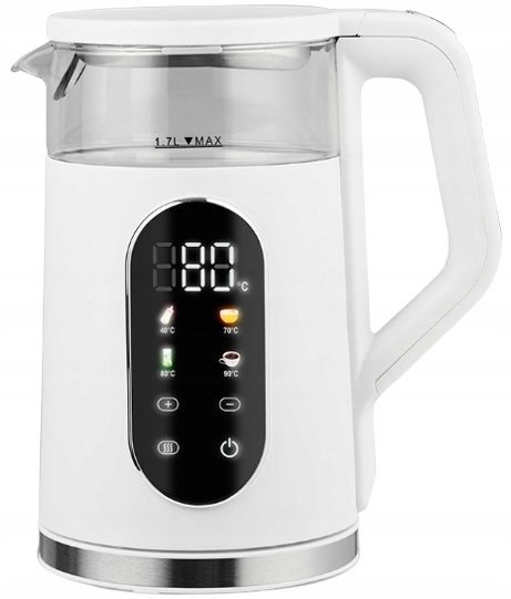 Czajnik MAESTRO MR-023-WHITE (1.7L /2200W /Biało-srebrny )