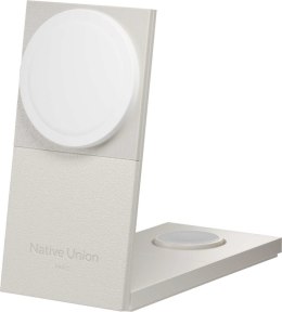 Native Union Rise 3-in-1 Qi2 Wireless Charger - bezprzewodowa ładowarka Qi2 15W do trzech urządzeń kompatybilna z MagSafe (sands