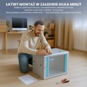 EXTRALINK SZAFA RACK WISZĄCA 6U 600X600 SZARA