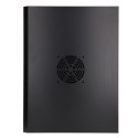 Extralink LITE 6U 530X400 WALL-MOUNTED RACKMOUNT CABINET BLACK Stojak wolnostojący/ścienny/podłogowy Czarny