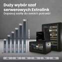 Extralink LITE 9U 530X400 WALL-MOUNTED RACKMOUNT CABINET BLACK Szafa wisząca