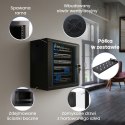 Extralink LITE 9U 530X400 WALL-MOUNTED RACKMOUNT CABINET BLACK Szafa wisząca