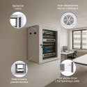 Extralink Szafa rack 9U 600x600 Szara montowana na ścianie