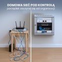 Extralink - szafka wisząca 4U 10" kolor szary