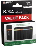 Emtec K100 pamięć USB 16 GB USB Typu-A 2.0 Czarny, Wielobarwny