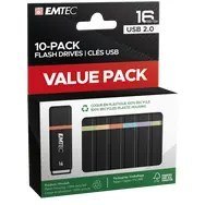 Emtec K100 pamięć USB 16 GB USB Typu-A 2.0 Czarny, Wielobarwny