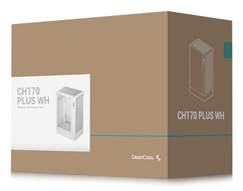 DeepCool CH170 PLUS WH Tower Biały