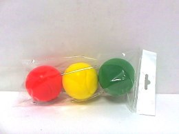 Piłki z gąbki 70mm 3szt 04098 BĄCZEK