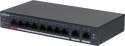 Dahua Technology DH-CS4010-8GT-110 przełącznik sieciowy Zarządzany L2 Gigabit Ethernet (10/100/1000) Obsługa PoE Czarny