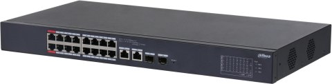Dahua Technology DH-CS4218-16ET-135 przełącznik sieciowy Zarządzany L2 Gigabit Ethernet (10/100/1000) Obsługa PoE Czarny