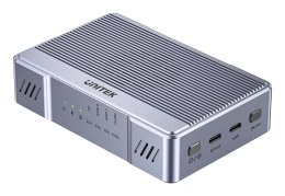 UNITEK Obudowa RAID 2xM.2 NVMe/SATA 20Gbps z klonowaniem offline Obudowa SSD Szary M.2
