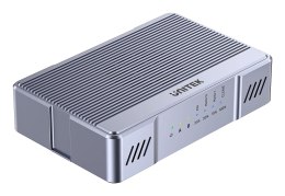 UNITEK Obudowa RAID 2xM.2 NVMe/SATA 20Gbps z klonowaniem offline Obudowa SSD Szary M.2