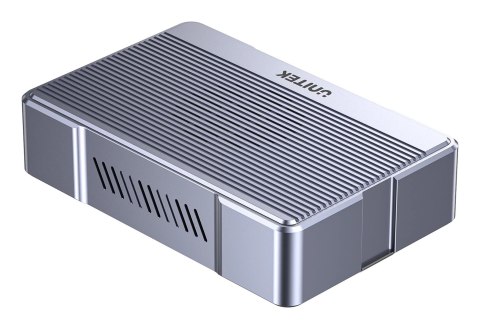 UNITEK Obudowa RAID 2xM.2 NVMe/SATA 20Gbps z klonowaniem offline Obudowa SSD Szary M.2