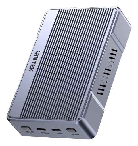UNITEK Obudowa RAID 2xM.2 NVMe/SATA 20Gbps z klonowaniem offline Obudowa SSD Szary M.2
