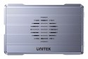 UNITEK Obudowa RAID 2xM.2 NVMe/SATA 20Gbps z klonowaniem offline Obudowa SSD Szary M.2