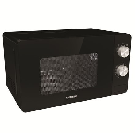 Gorenje Gorenje | MO20E1B | Kuchenka mikrofalowa | Wolnostojąca | 20 L | 800 W | Czarna
