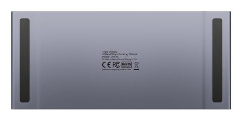 UNITEK D1117AGY01-EU stacja dokująca Przewodowy i Bezprzewodowy USB4 Szary
