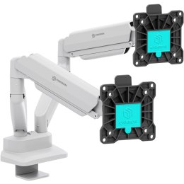 ONKRON G160 Uchwyt biurkowy do dwóch monitorów 13