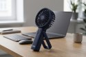 Wentylator ręczno-biurkowy akumulatorowy USB NOVEEN F120