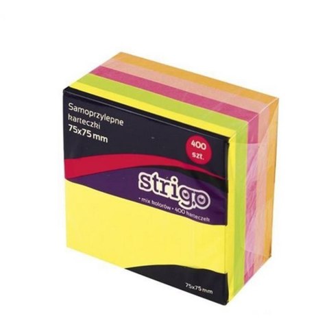 ND39_425735 NOTES SPRZYL 75X75/400K NEON MIX KOL SSN001 FOL STRIGO