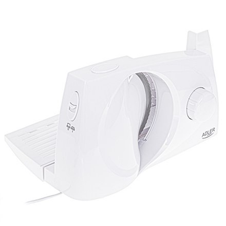 Adler Adler | Krajalnica żywności | AD 4703 | Biały | 150 W