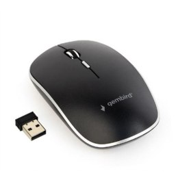 Gembird Gembird | Cicha bezprzewodowa mysz optyczna | MUSW-4BS-01 | Mysz optyczna | USB | Czarny