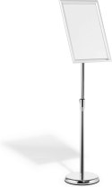 Durable 479923 Uchwyt na znak i stojak informacyjny A3 Aluminium, Plastik, Stal Srebrny