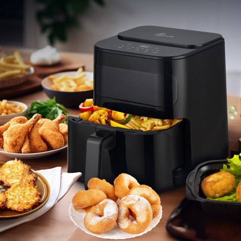 Extralink HOME AIR FRYER 5.2L EU SJ-520 frytkownica Pojedyńczy 5,2 l Frytkownica na gorące powietrze Czarny