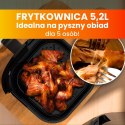 Extralink HOME AIR FRYER 5.2L EU SJ-520 frytkownica Pojedyńczy 5,2 l Frytkownica na gorące powietrze Czarny