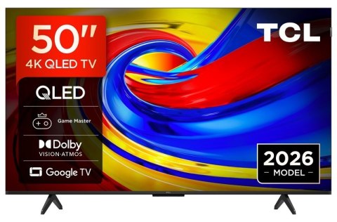 TCL P7L 50P7L Telewizor 127 cm (50") 4K Ultra HD Smart TV Wi-Fi Czarny 400 cd/m2