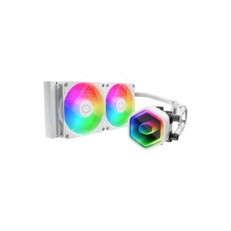Cooler Master MasterLiquid 240 Core II White Procesor Zestaw do chłodzenia płynami 12 cm Biały