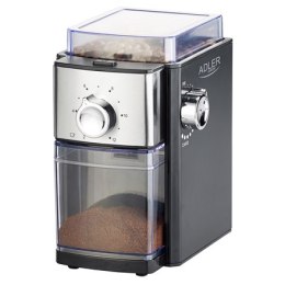 Adler Adler | AD 4448 | Młynek do kawy | 300 W | Pojemność ziaren kawy 250 g | Ilość filiżanek 12 na pojemnik szt.