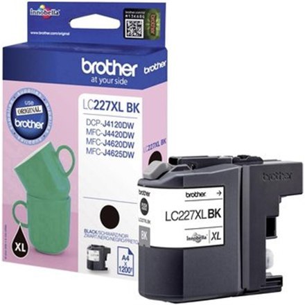 Brother Brat LC | 227XLBK | Czarny | Kartusz z tuszem | 1200 stron