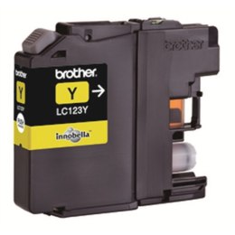 Brother Brother LC | 123Y | Żółty | Wkład atramentowy | 600 stron