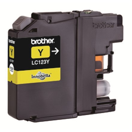 Brother Brother LC | 123Y | Żółty | Wkład atramentowy | 600 stron